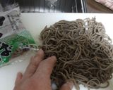 揚げ蕎麦のキノコ餡かけ ♪作り方3写真