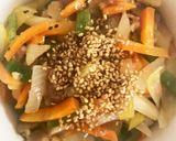 レンジじゃがいもひき肉キウイオイスター丼作り方15写真