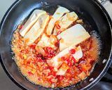麻薬たまごのタレで作る豆富煮作り方4写真
