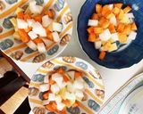 レンジ根菜春雨の梅オイスター温野菜サラダ作り方6写真
