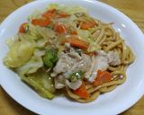 五目あんかけ焼きうどん作り方8写真