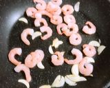 ♡海老の豆乳トマトクリームパスタ♡作り方2写真