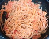 ♡海老の豆乳トマトクリームパスタ♡作り方5写真