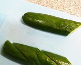 きゅうりや南瓜の木の葉飾り切り作り方1写真