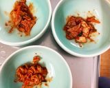 レンジケチャップキムチ豚こまのせドーム蒸作り方7写真