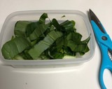 小松菜と油揚げの簡単おひたし(お弁当)作り方2写真