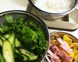 わさび菜とはるかのサラダ作り方2写真