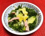 わさび菜とはるかのサラダ作り方6写真