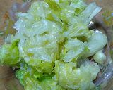 レタスの胡麻じゃこ和え作り方1写真