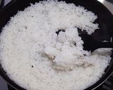 フライパンで炊くご飯。アレンジご飯ピザ作り方5写真