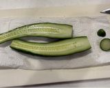 【5分】きゅうりとカニカマの塩昆布和え作り方1写真