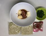 和えるだけで簡単！明太子うどん作り方1写真