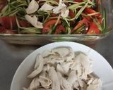 ささみと胡瓜とプチトマトの中華サラダ作り方3写真