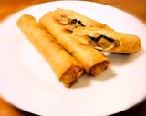 ＊えびと大葉の春巻き＊作り方8写真
