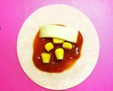 餃子の皮でピザ風包み焼き作り方1写真