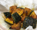 かぼちゃの素揚げ　カレー風味作り方2写真