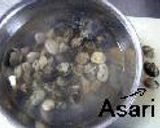 そうめん・ボンゴレ・ビアンコ__Japanese vermicelli, Somen Vongole Bianco作り方1写真