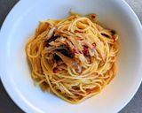 キノコたっぷり和風ペペロンチーノ作り方9写真
