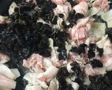 きくらげとたまご、もやし入り豚キムチ作り方9写真