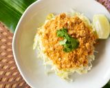 ココナッツカレー卵とじのせ（ミーガティ）作り方7写真