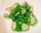レンジで簡単!梅とオクラの茶碗蒸し作り方4写真