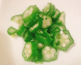 レンジで簡単！梅とオクラの茶碗蒸し作り方4写真