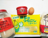 簡単!えのきと卵のコーンスープ(卵スープ作り方1写真