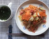 僕のレンチン☆ランチ ~やきそば~作り方7写真