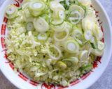 チーズ風味米粉お好み焼き！チーズものせて作り方3写真