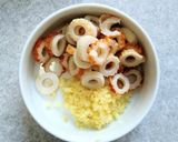 チーズ風味米粉お好み焼き！チーズものせて作り方4写真
