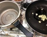 ぎんなんとひき肉のアンチョビパスタ作り方2写真
