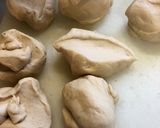 型に入れたクリームチーズのアイデアパン作り方5写真