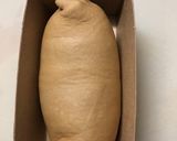 型に入れたクリームチーズのアイデアパン作り方11写真