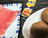 簡単！【肉巻ポテトてり焼き・レモン添え】作り方1写真