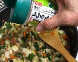 白菜とひき肉の炒め物作り方6写真