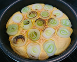 旨っ♥️断面かわいいモチモチのネギ焼き作り方8写真