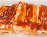 材料2つ☆豚バラの焼肉タレ漬け焼き作り方1写真