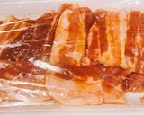 材料2つ☆豚バラの焼肉タレ漬け焼き作り方2写真