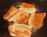 材料2つ☆豚バラの焼肉タレ漬け焼き作り方3写真