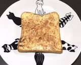 アオサと粉チーズのトースト作り方10写真