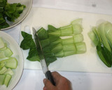 チンゲン菜と舞茸炒め♪簡単野菜炒め作り方2写真