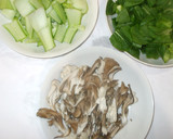 チンゲン菜と舞茸炒め♪簡単野菜炒め作り方3写真