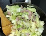 【余り物・簡単】キャベツのケチャップ炒め作り方2写真