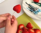 ピッカピカ♪子供と作るパリパリいちご飴作り方2写真