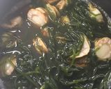 ホタテと切り昆布の煮物作り方3写真