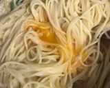 牛乳で作るクリームパスタ作り方8写真