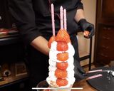 いちごパフェ　お家で特大苺パフェに挑戦　作り方24写真