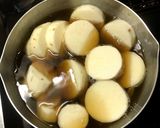 長芋の煮物　挽肉あんかけ作り方1写真