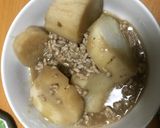 長芋の煮物　挽肉あんかけ作り方5写真