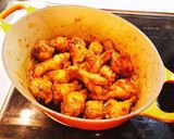 わたしのUFOチキン　ホットプレート作り方3写真